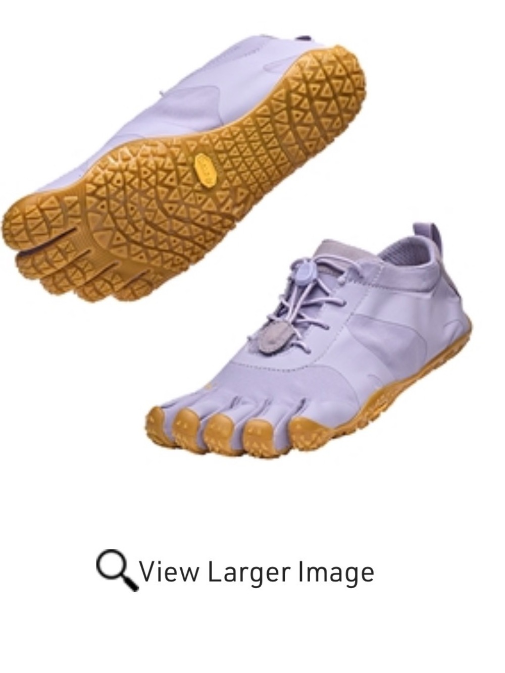 Vibram Men's Five-Finger Trainer in Lavender with Gum Sole